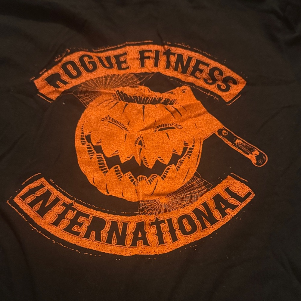 Rogue Black Tee with Bold Orange Accents - Picture 4 of 4